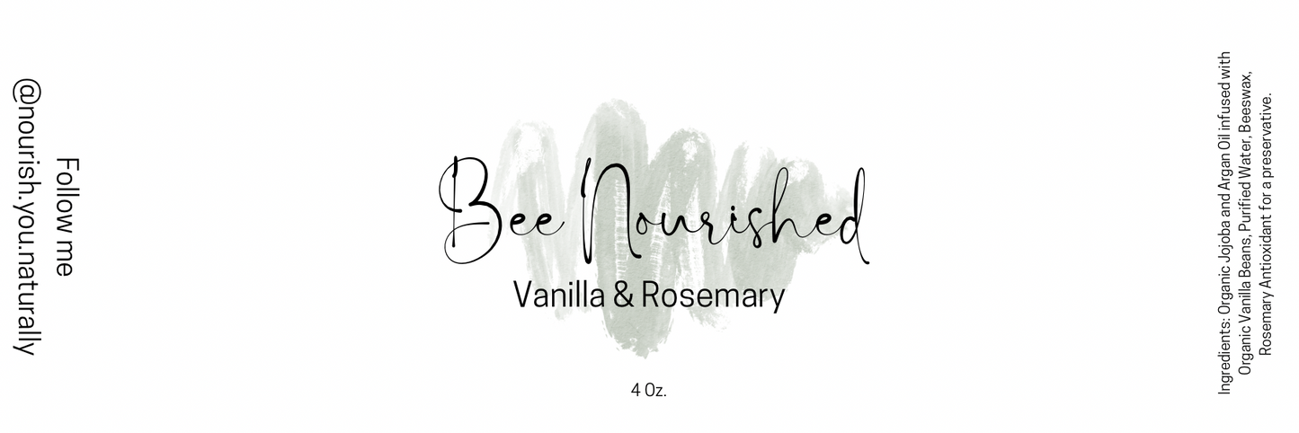 Vanilla & Rosemary Bee Nourished