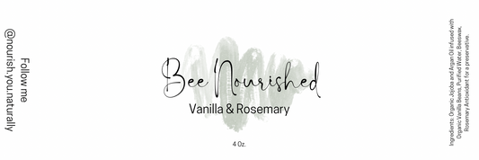 Vanilla & Rosemary Bee Nourished