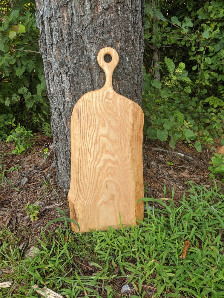 White top Oak Charcuterie/Cutting Board