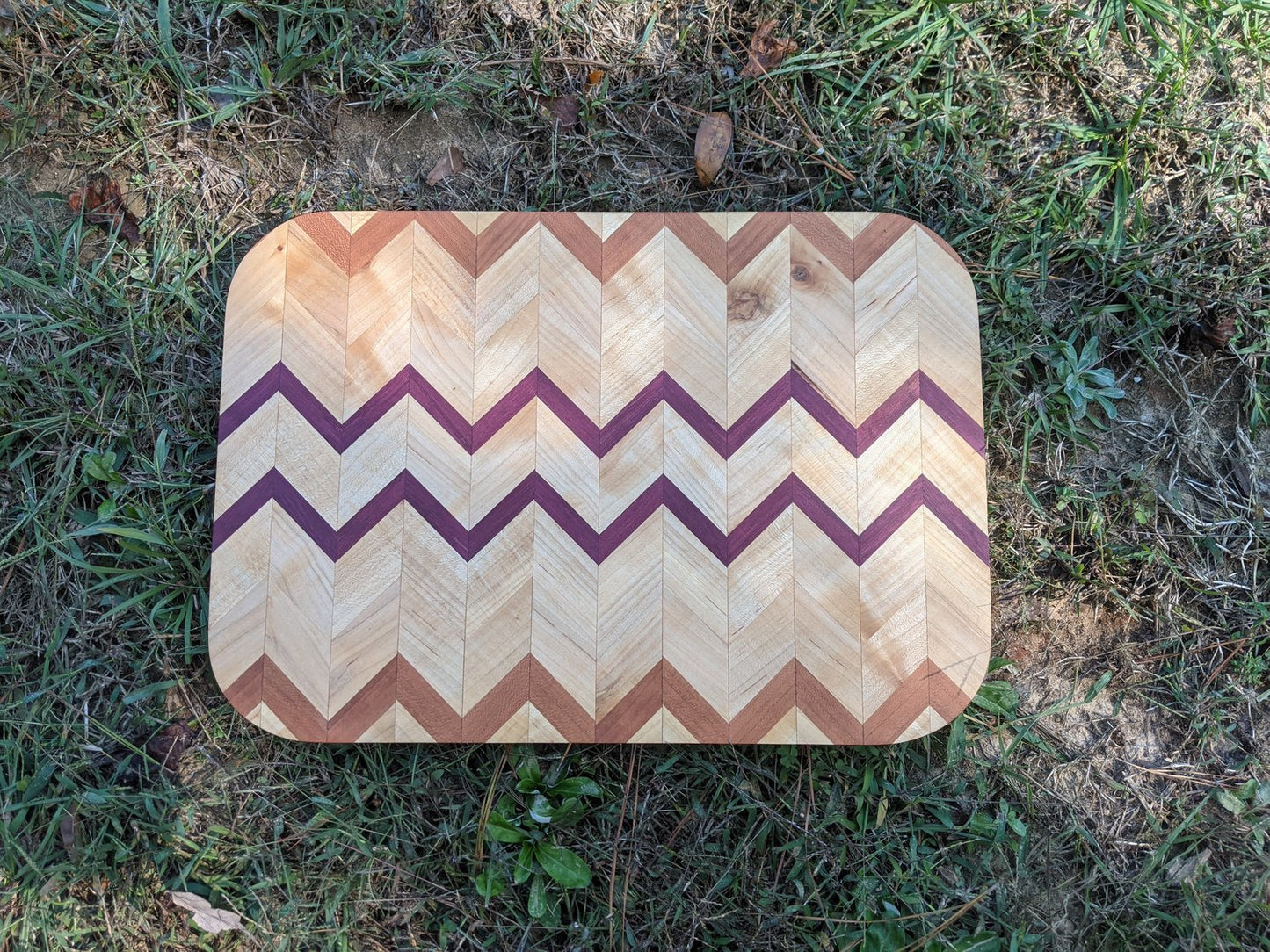 Chevron Pattern Cutting Board